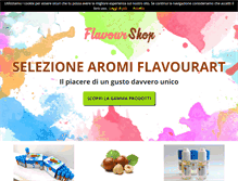 Tablet Screenshot of flavourshop.it